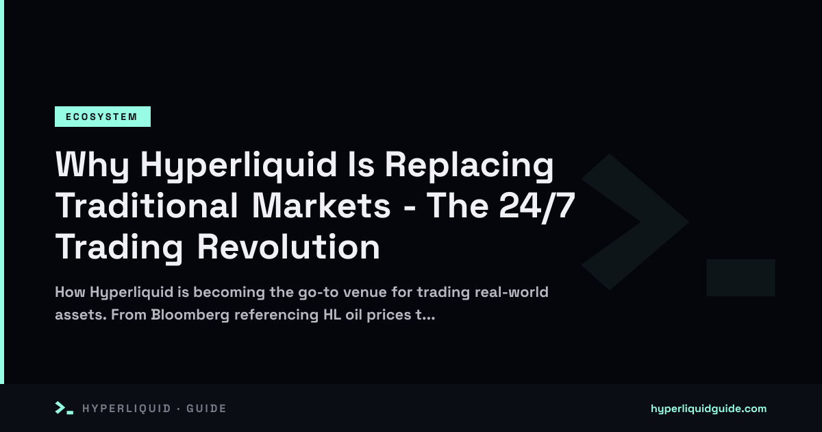 Why Hyperliquid Is Replacing Traditional Markets - The 24/7 Trading ...