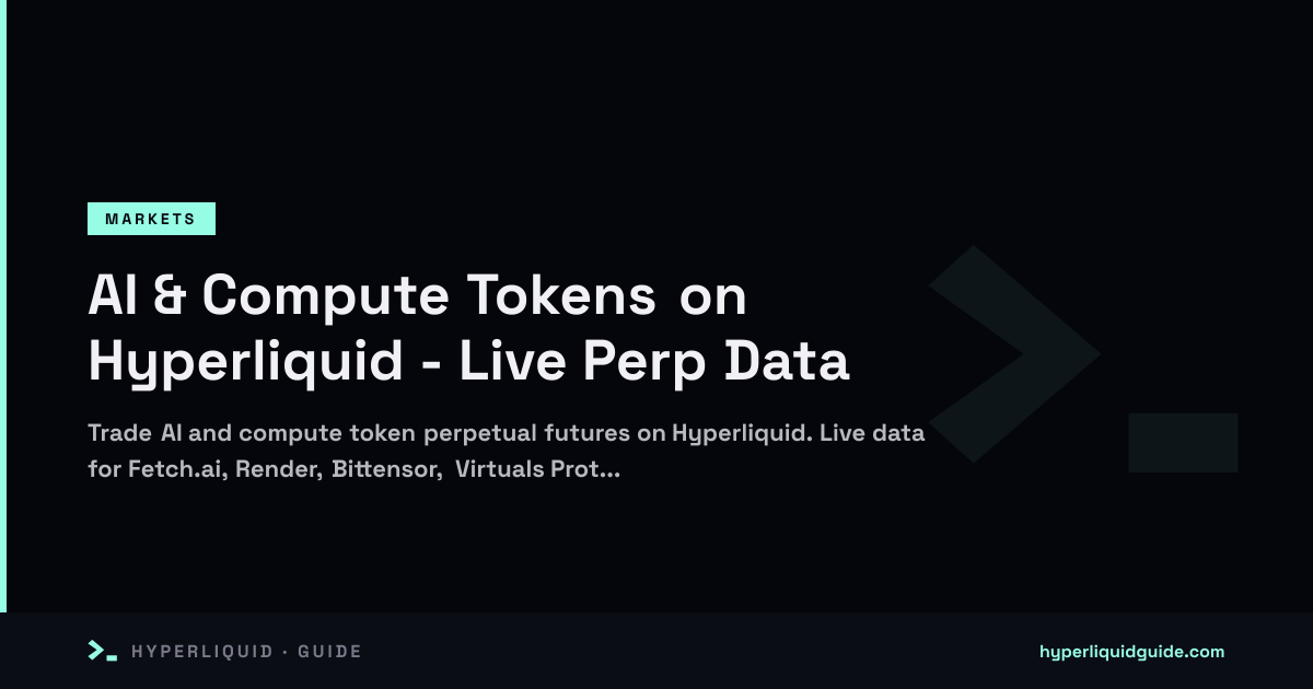 AI Tokens on Hyperliquid — Trade FET, RENDER, TAO & More AI Crypto ...