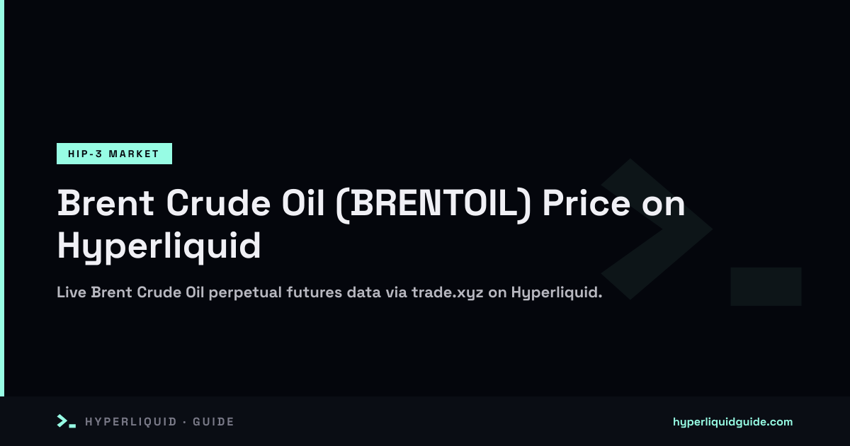 Brent Crude Oil (BRENTOIL) Price on Hyperliquid: Live Chart & Perp ...