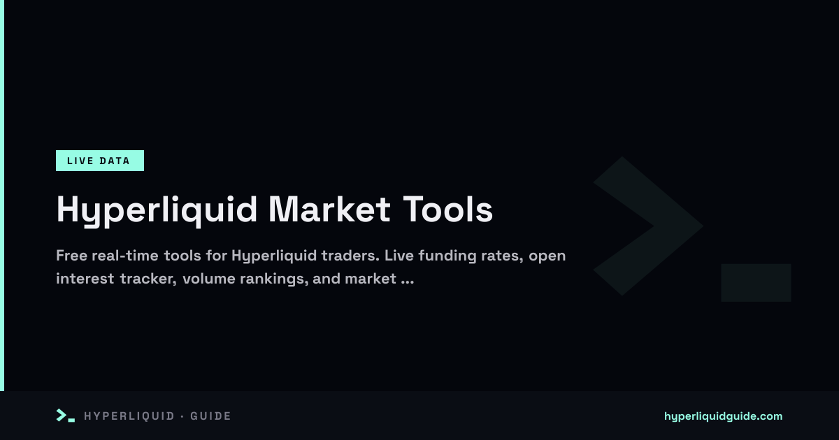 Hyperliquid Tools - Live Market Data, Funding Rates & Analytics ...
